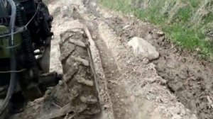 4х4 мотоблок ЗУБР 8лс полный привод. Везем картошку на посадку.