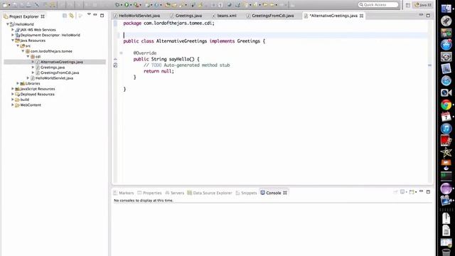 Apache TomEE and CDI (Alternatives) смотреть онлайн