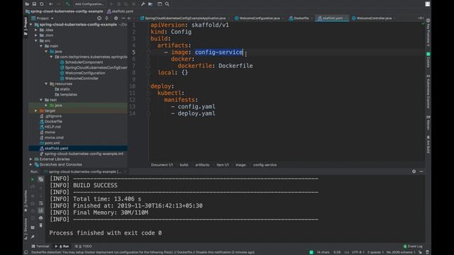 Spring Cloud Kubernetes | ConfigMaps | Config Server in Kubernetes | Tech Primers смотреть онлайн