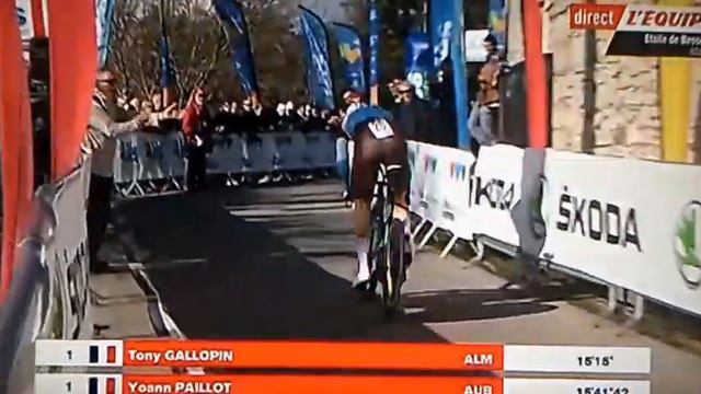 Étoile de Bessege 2018 Etape5 Tony Gallopin VS Lilian Calmejane смотреть онлайн