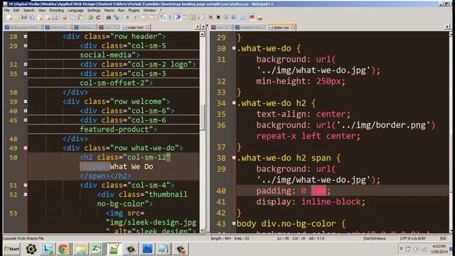 Mocking up a Landing Page with Bootstrap Part 2 смотреть онлайн