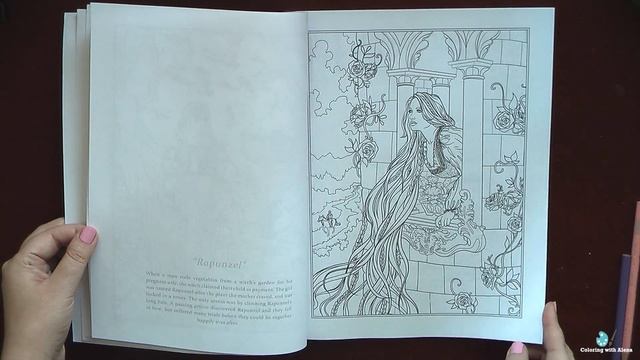 Обзор раскраски "Fairy Tales" (Сказки) от Selina Fenech / Раскраска-антистресс смотреть онлайн