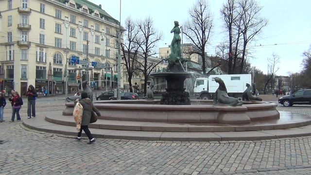 Хельсинки. Фонтан Хавис Аманда (Havis Amanda) смотреть онлайн