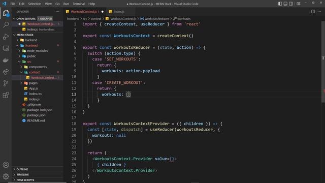 MERN Stack Tutorial #11 - Adding React Context смотреть онлайн