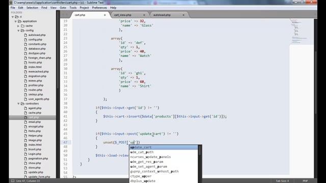 Codeigniter PHP Tutorials in Urdu/Hindi part 30 Project Shopping Cart 2 смотреть онлайн