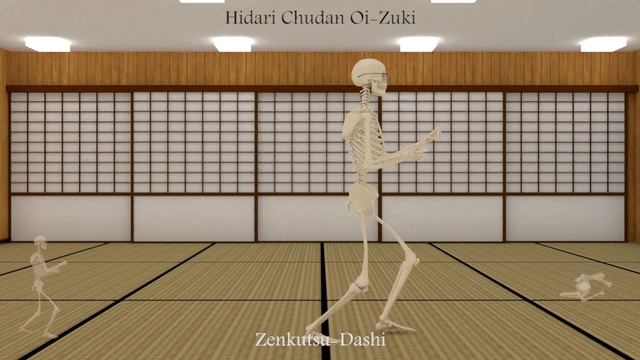 Tuto Heian Shodan 3D Front View (vue de face) смотреть онлайн