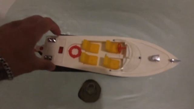 Электромеханическая игрушка -Катер на подводных крыльях "Турист".СССР.Редкость. смотреть онлайн