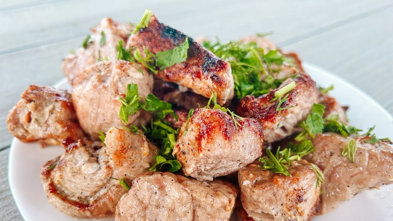 Узнал лучший рецепт шашлыка, вкусный шашлык  из свинины с аппетитной корочкой!