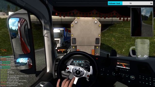 ETS2 Truck Driver ? Real Hands + Logitech G25 ✋ Ford F-Max & Traffic Mod ? Frankfurt ➡ Verona смотреть онлайн