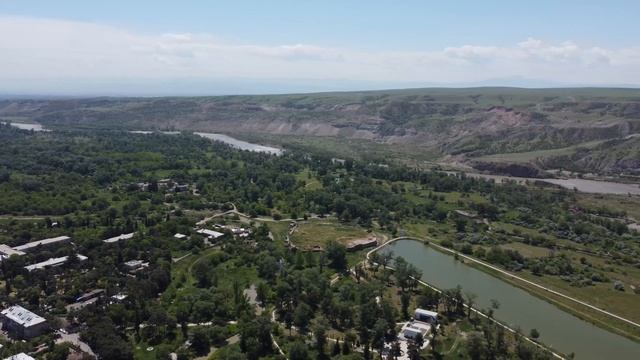 Amazing Rustavi in summer 2022 Georgia, flying across the city смотреть онлайн