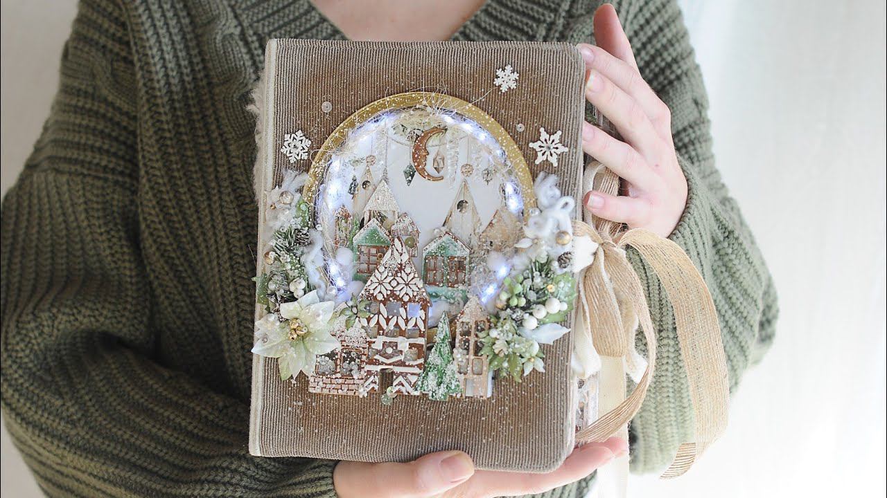 Новогодний кантри альбом "Зимняя Сказка". Скрапбукинг смотреть онлайн