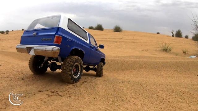 Blue Chevrolet Blazer In Scale Desert Trail | Rc4wd TF2 | Part 2