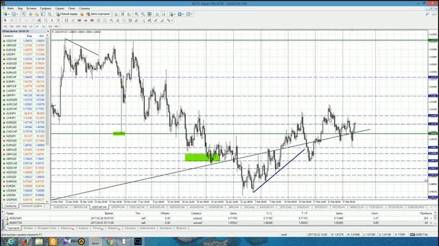 Анализ основных валютных пар за 01.03.17 Часть 1 смотреть онлайн