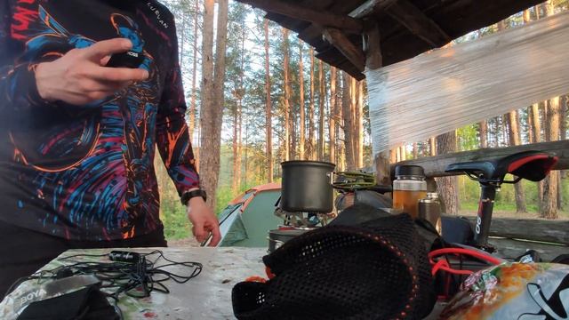 Открыл сезон ПВД. С палаткой на велосипеде. Усадьба, Двина, ночёвка в лесу. смотреть онлайн