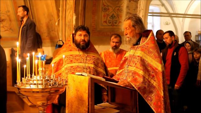 Молебен царю Николаю II в храме Воскресения Христова в Кадашах, 17 сентября 2017г. смотреть онлайн