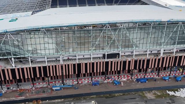 New Everton FC Stadium - Bramley Moore Dock - 28th January - Close ups - full 360 - #toffees # efc смотреть онлайн
