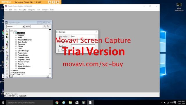 how to conn oracle forms with oracle database смотреть онлайн