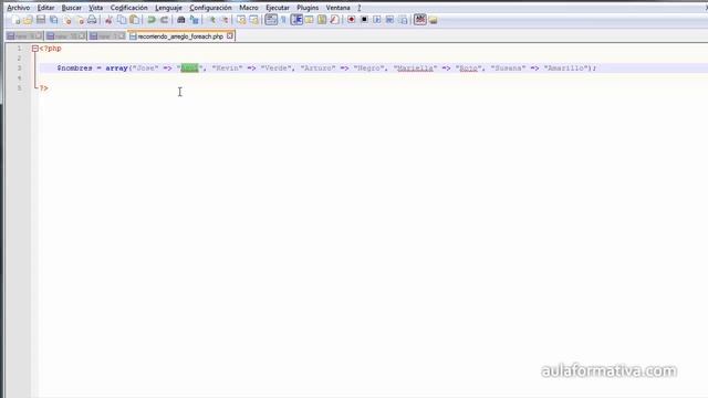 Recorriendo un array en PHP con Foreach смотреть онлайн