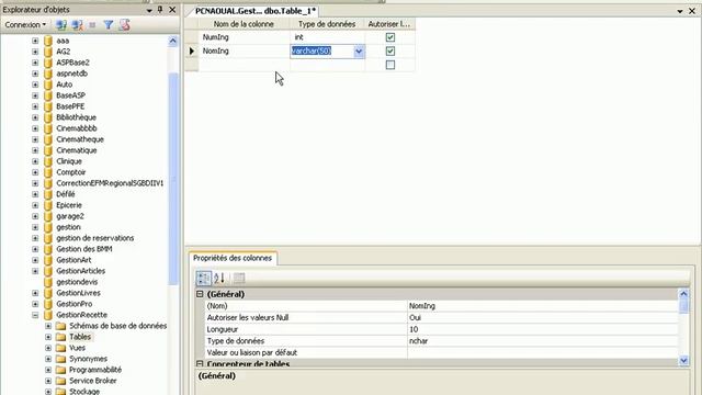 0 création de la base de donnee sql server смотреть онлайн