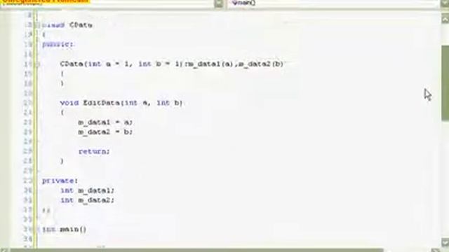 C++ Changing private data members through a member function смотреть онлайн