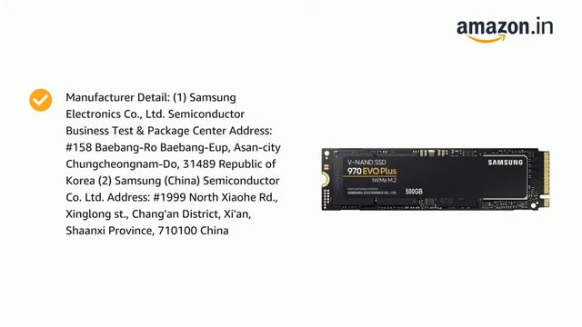 Samsung 970 EVO Plus 500GB PCIe NVMe M.2 (2280) Internal Solid State Drive (SSD) (MZ-V7S500 смотреть онлайн