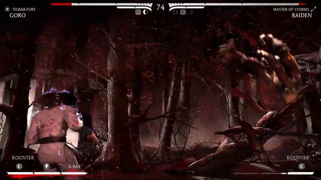 Mortal Kombat X - Goro Vs Raiden (Very Hard) смотреть онлайн