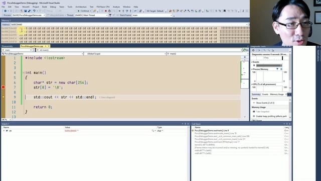 비주얼 C++를 이용한 디버깅 기초 смотреть онлайн