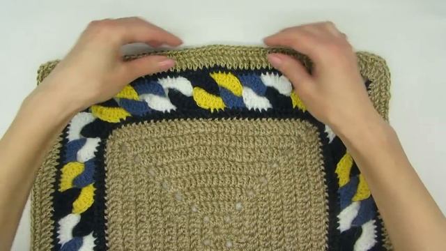 Мини коврик: Сидушки крючком. Идеи для дачи своими руками. Crochet. Урок 28 Часть 2 смотреть онлайн