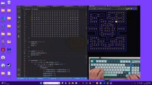 ASMR Programming -Coding Pacman  | No Talking