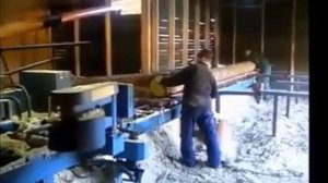 цдс дисковая пилорама круглопильный станок в работе