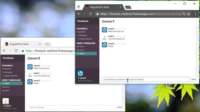 Clone Slack app with realtime support by Firebase смотреть онлайн