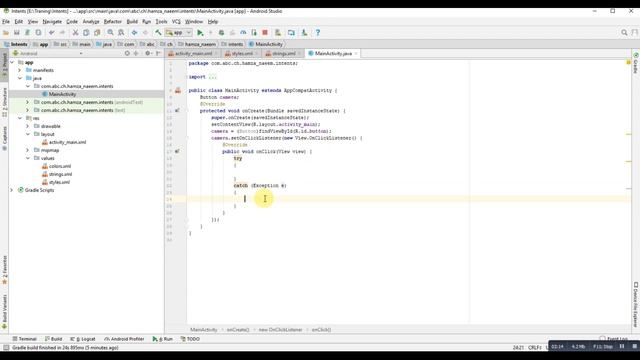 How to open camera to take picture using Click Button in android studio | Fast Generation смотреть онлайн