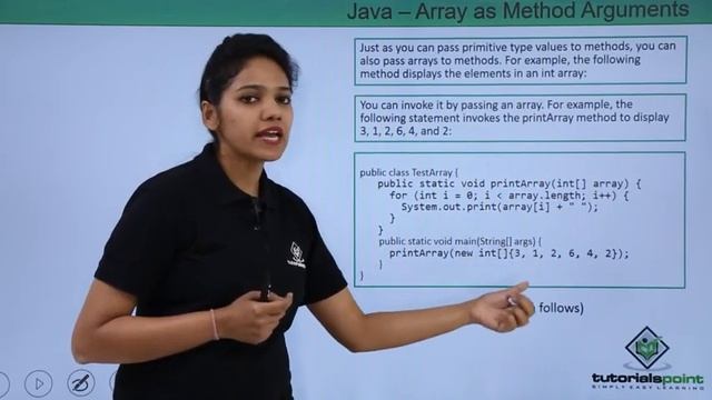 Java - Array as Method Arguments смотреть онлайн
