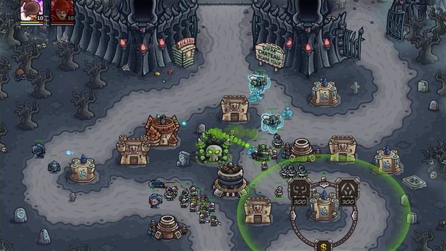 Kingdom Rush: Frontiers - Dusk Chateau Iron @ Veteran смотреть онлайн