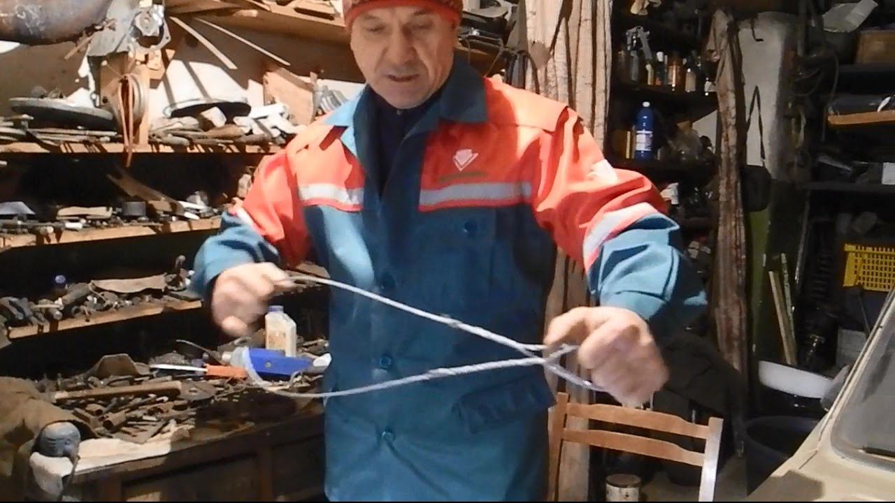 Делаем чалку из троса своими руками смотреть онлайн