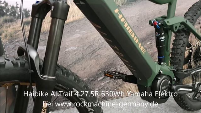 Haibike AllTrail 4 27.5R Yamaha PWST 70NM Intube 630Wh Shimano Deore Elektro Mountain Bike EMTB 202