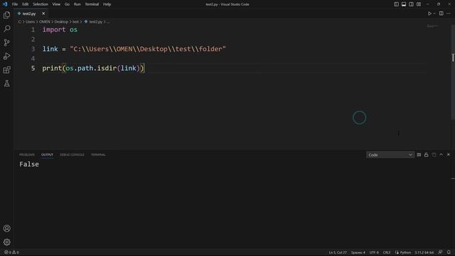 التحقق من الملفاتisfile و المجلدات isdir عن طريق os module في بايثون смотреть онлайн