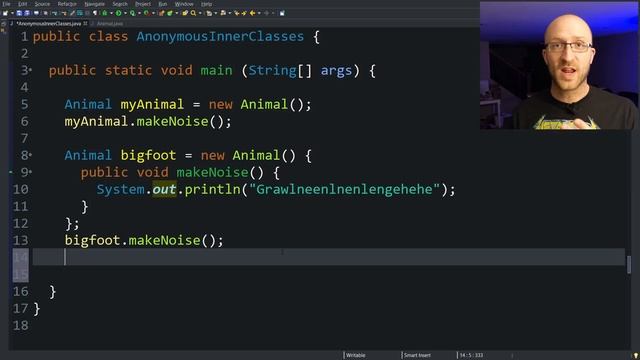 Java Anonymous Inner Classes Explained in 6 Minutes смотреть онлайн