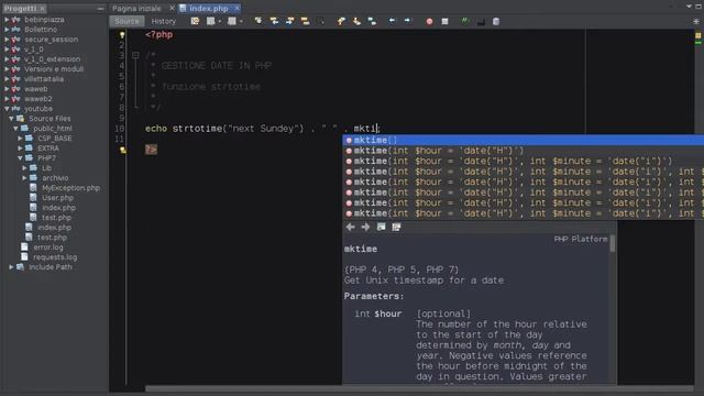 PHP 7 Tutorial ITA: Funzione strtotime() #73 смотреть онлайн