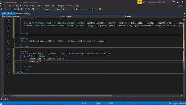 How to Upload Files on Google Drive using VB DOT NET Windows Form смотреть онлайн