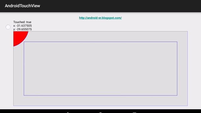 Custom touch view with callback listener смотреть онлайн