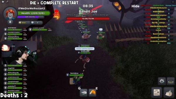 ? ULTIMATE HARDCORE CHALLENGE! #2 - !roblox !donate