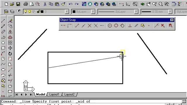 07 AutoCad 2002 Tracando Retas com Ferramentas de PrecisÃ£o смотреть онлайн