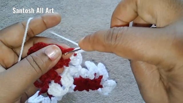 Crochet rectangle table cover, Woolen table cover,crosia design table cloth,#348@SantoshAllArt смотреть онлайн