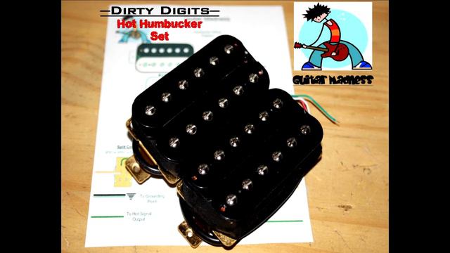 Pickup Demo: Guitar Madness Dirty Digits bridge and P94 neck смотреть онлайн