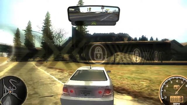 NFS MW Lexus IS 300 free roam смотреть онлайн