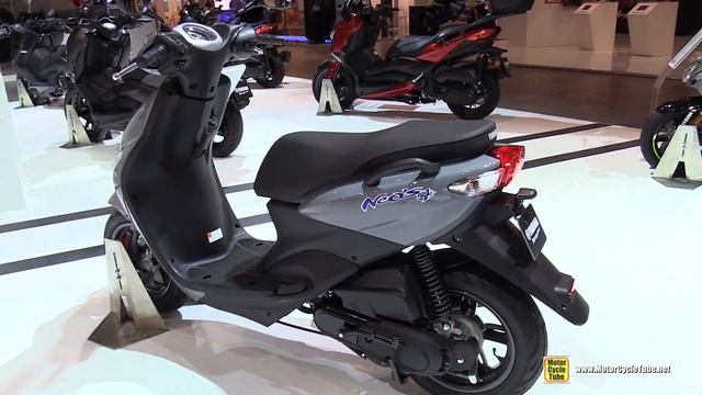 2018 Yamaha Neos 4 50c Scooter - Walkaround - 2017 EICMA Motorcycle Exhibition смотреть онлайн