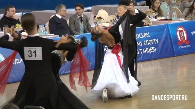 Бернацкий Егор - Семашко Елизавета | Первенство Москвы | F English Waltz смотреть онлайн