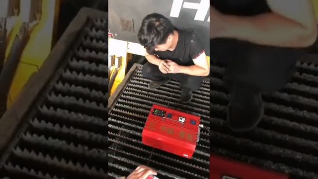 Deslagging machine for laser cutting platform смотреть онлайн