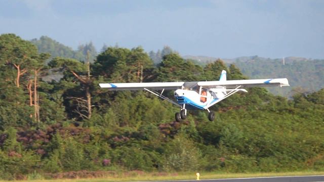 Icelandic Savannah Ultralight | Takeoff at Stord airport, august 2022 смотреть онлайн
